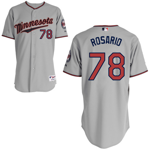 Eddie Rosario #78 MLB Jersey-Minnesota Twins Men's Authentic 2014 ALL Star Road Gray Cool Base Baseball Jersey
